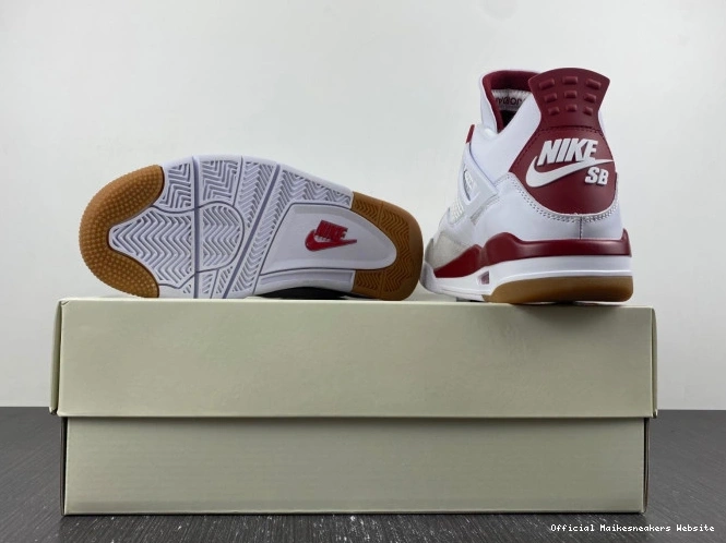 Official Maikesneakers Jordan Red SB Retro DR5415-160 Pine 4 0806